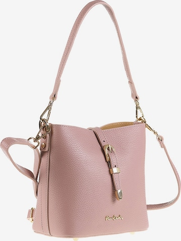 Sac bandoulière PIERRE CARDIN en rose : devant