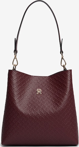 Borsa a spalla 'MONO' di TOMMY HILFIGER in rosso: frontale