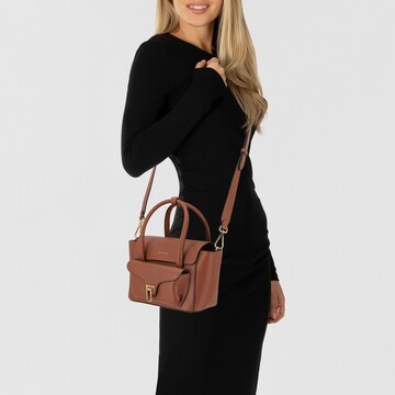 Sac bandoulière 'Double Beat' Coccinelle en marron : devant