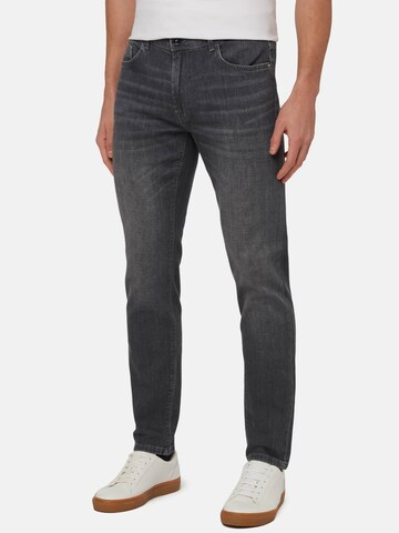 Boggi Milano Regular Jeans in Grey: front