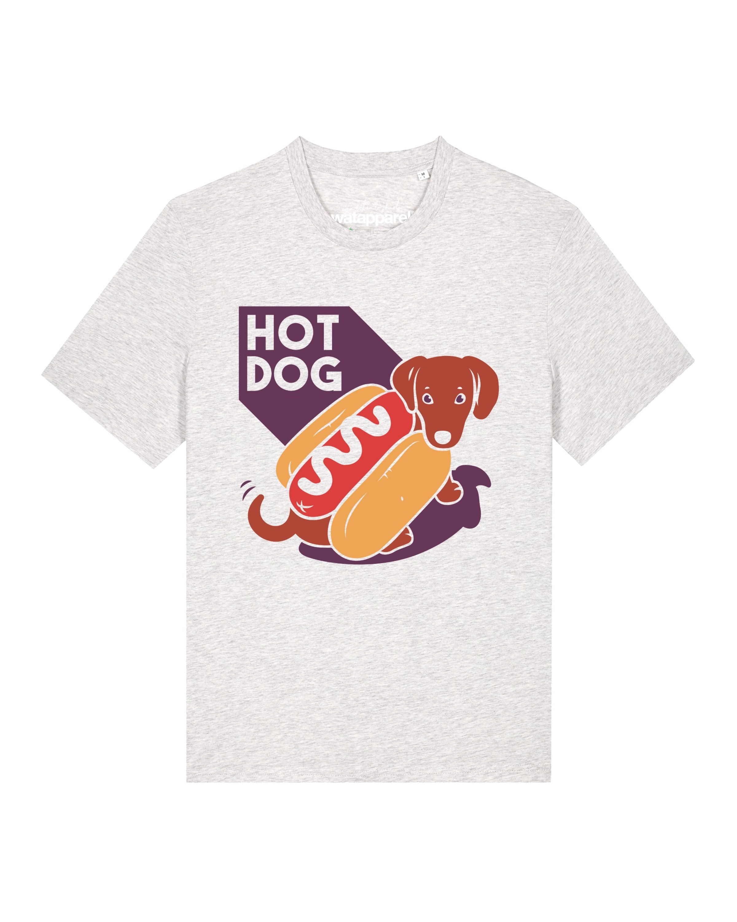 T-Shirt 'Hot Dog' Watapparel en blanc : devant