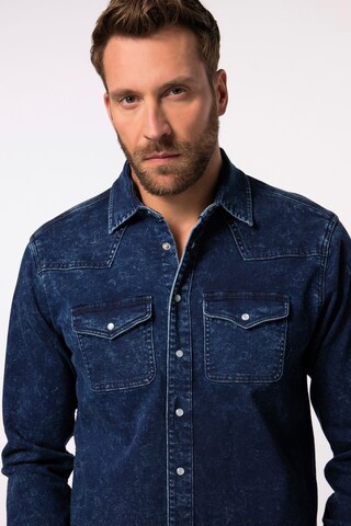 JP1880 Regular fit Overhemd in Blauw