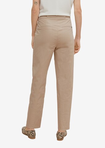 COMMA Tapered Trousers in Beige