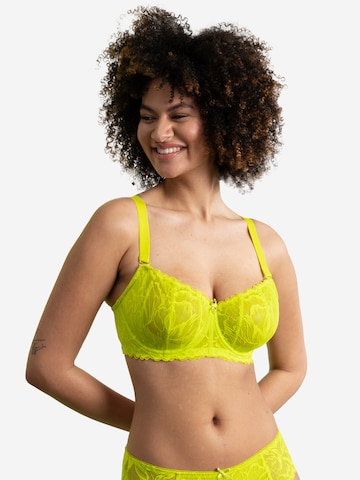 SugarShape Balconette BH 'Cariba' in Geel: voorkant