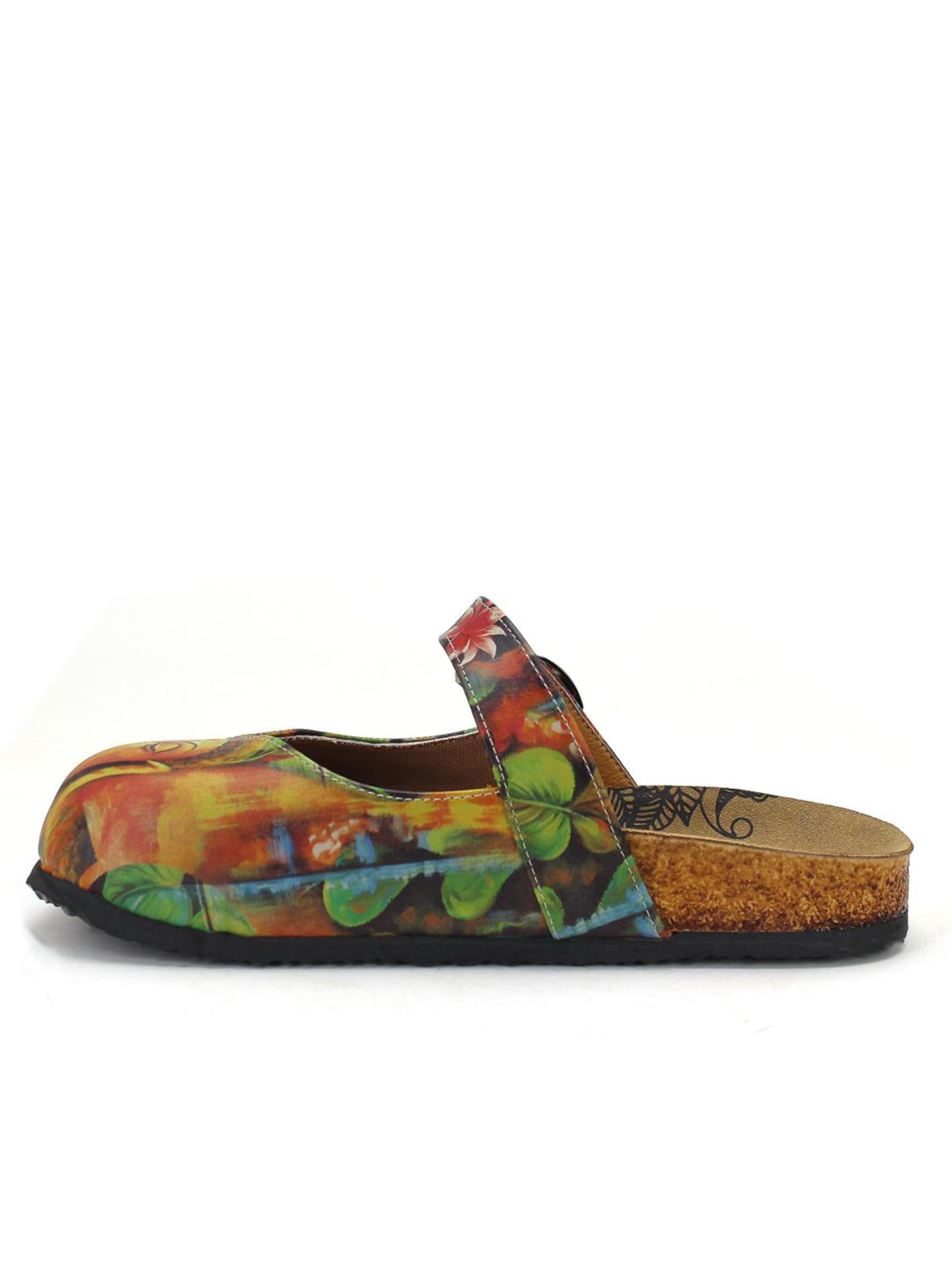 Clogs 'Women Calceo Multicolor Clogs CAL2212 with Buddha' di Goby in colori misti