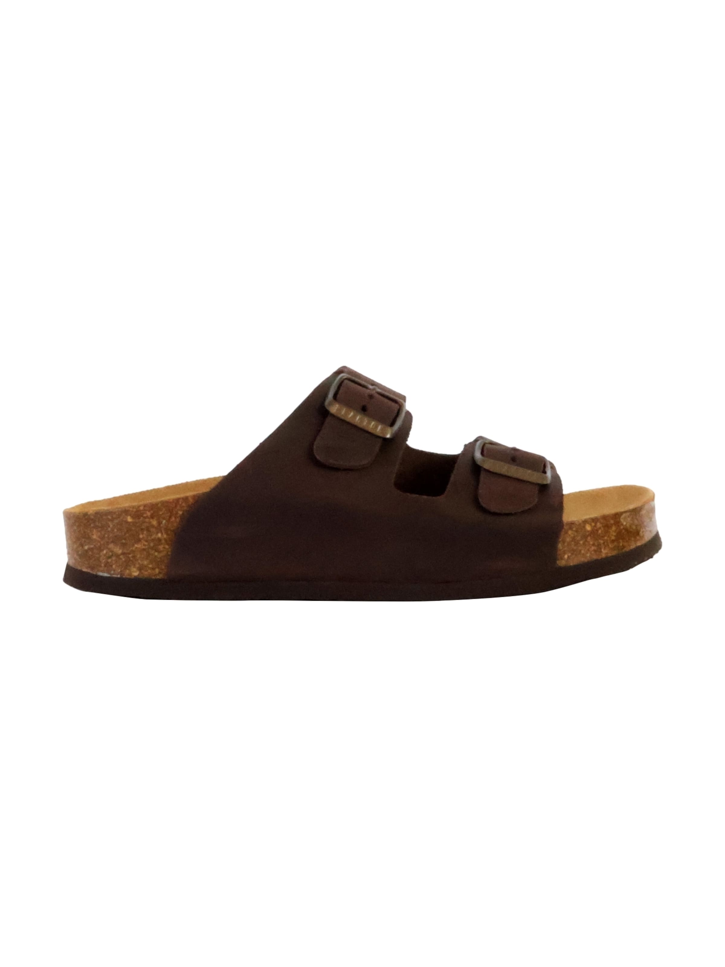 Plakton Mule in Brown: front