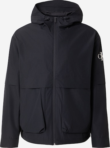melns Calvin Klein Jeans Starpsezonu jaka 'FLANGE': no priekšpuses