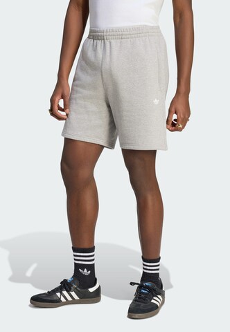 Regular Pantalon 'Trefoil Essentials' ADIDAS ORIGINALS en gris : devant