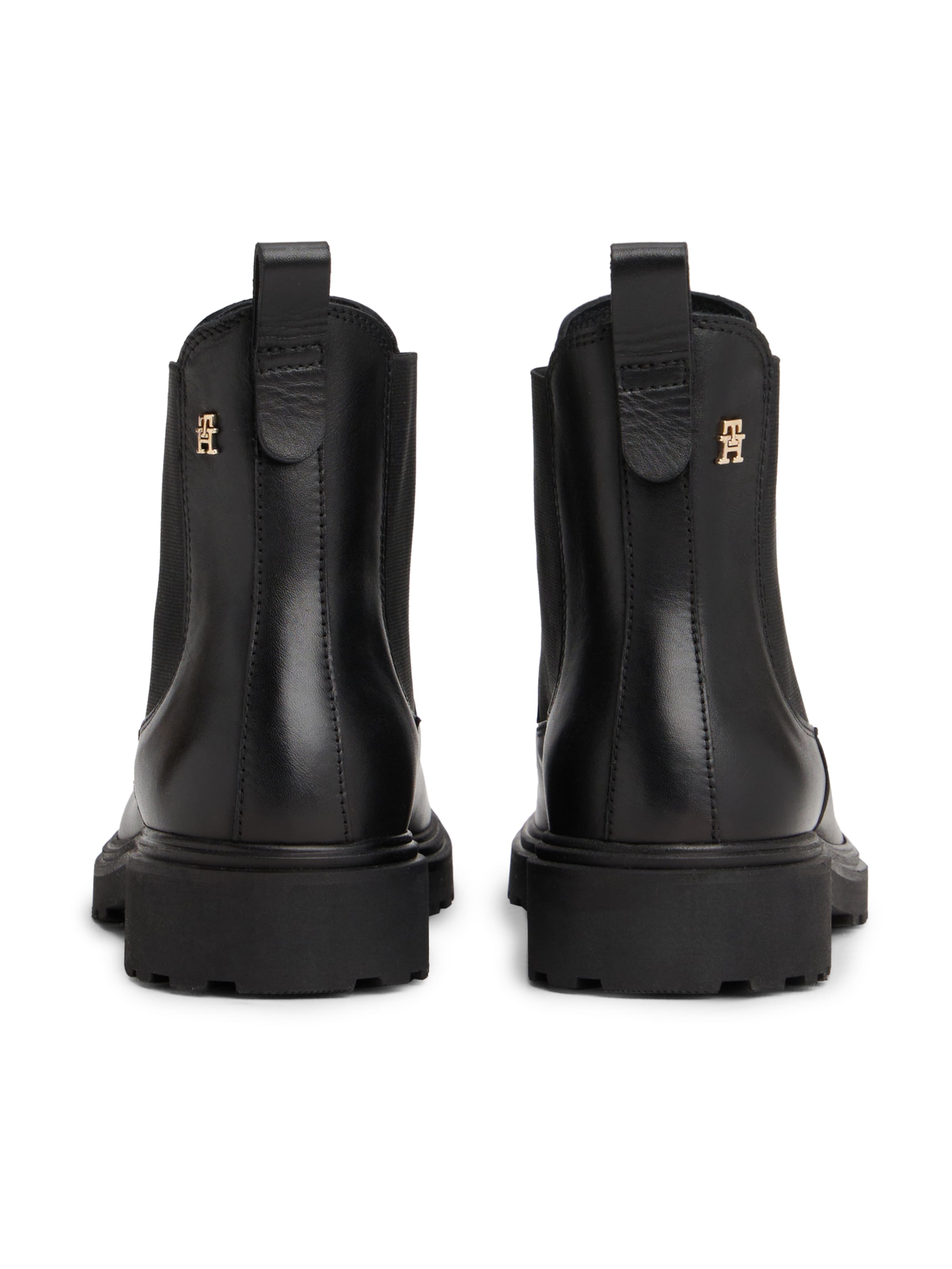 melns TOMMY HILFIGER Čelsijas zābaki