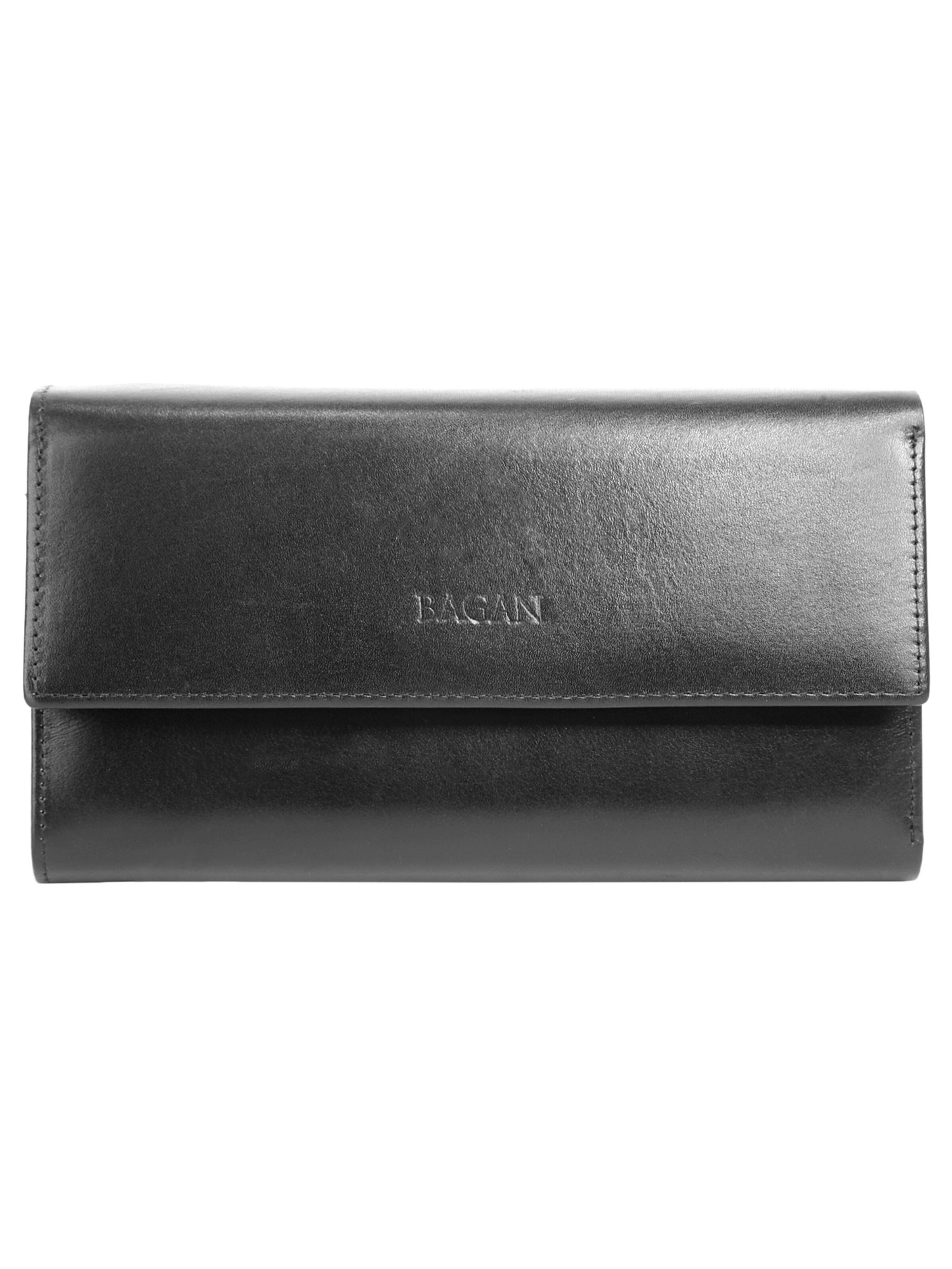 Bagan Wallet in Black: front