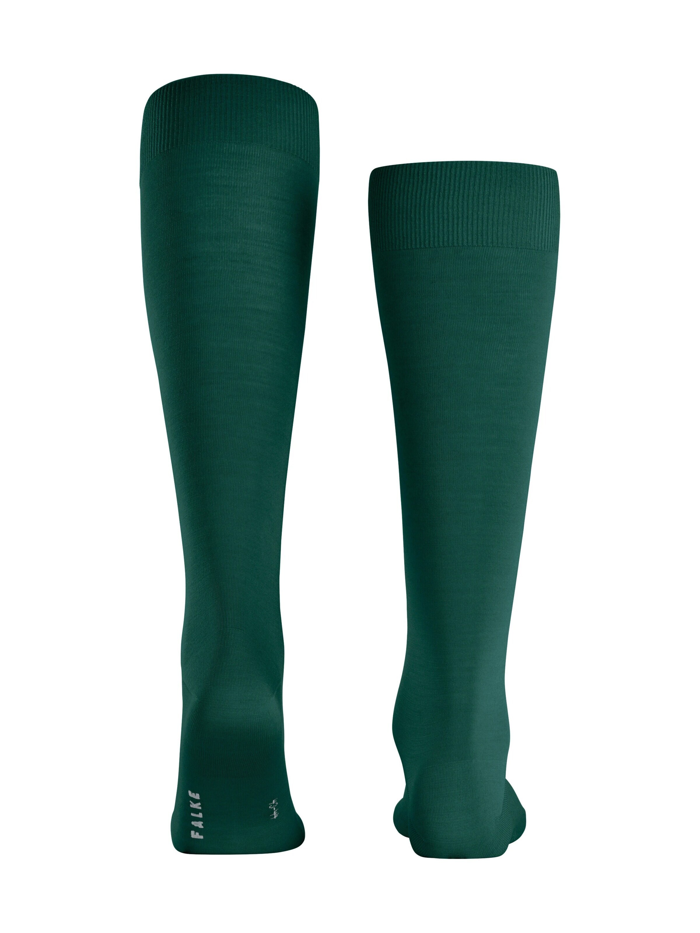 FALKE Knee High Socks 'ClimaWool' in Green