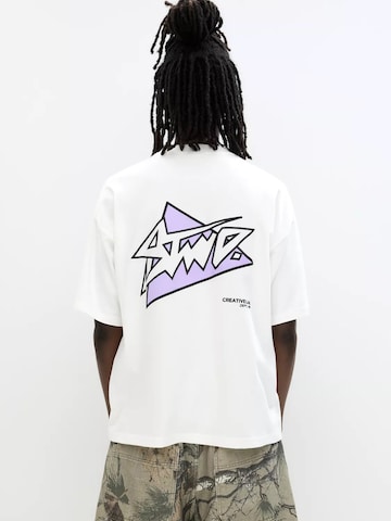 Pull&Bear Bluser & t-shirts i hvid: forside