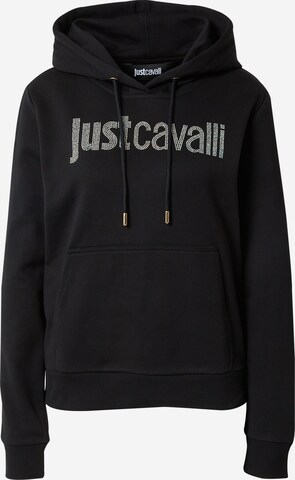 Just Cavalli Суичър в черно: отпред