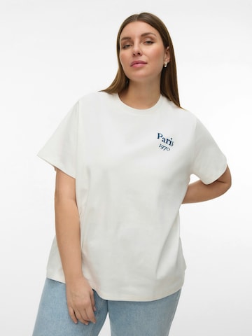Vero Moda Curve T-shirt 'VMCVERA CATY' i vit