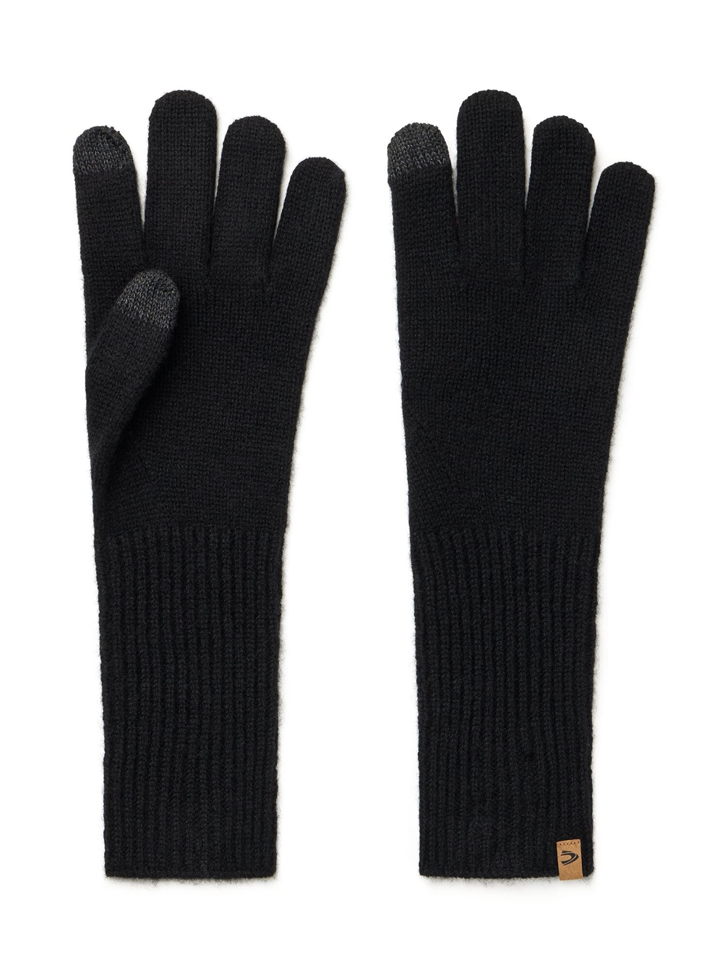 CAMEL ACTIVE Fingerhandschuhe in Schwarz: Vorderseite