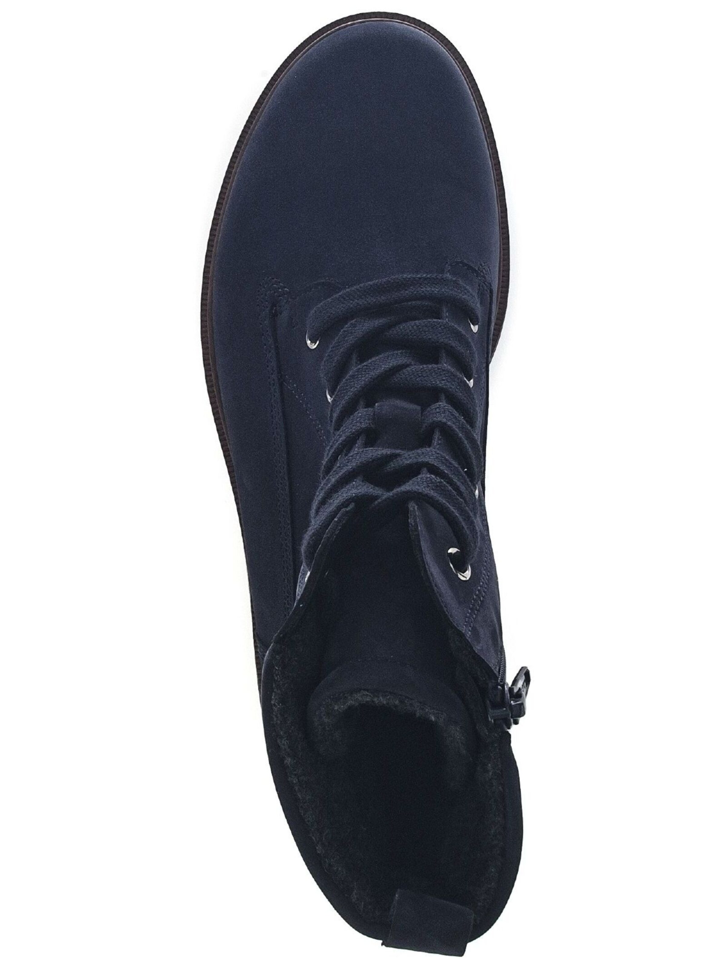 GABOR Schnürstiefelette in Blau