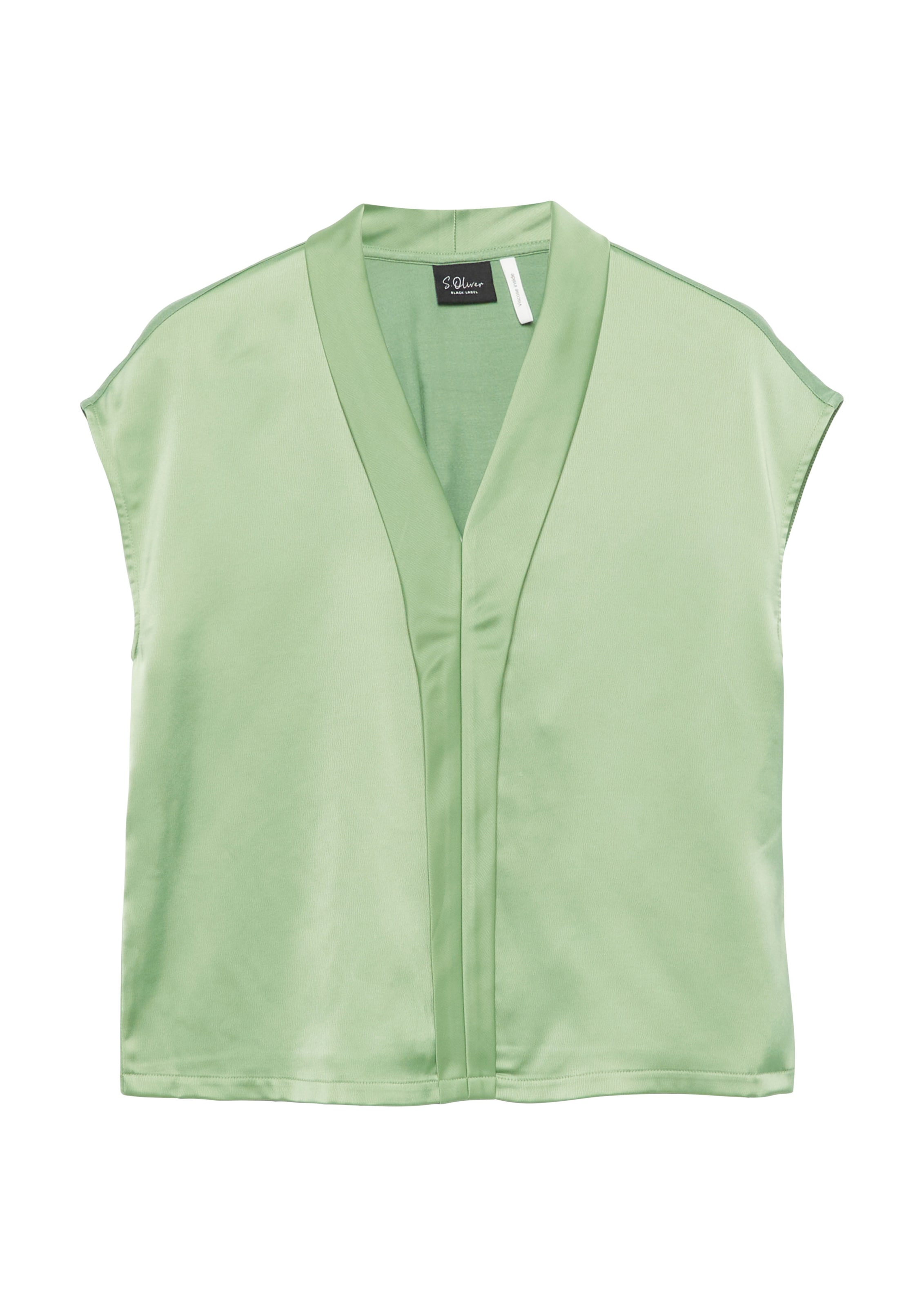 s.Oliver BLACK LABEL Shirt in Grün: Vorderseite