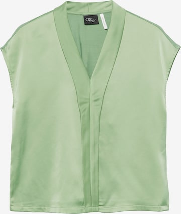 s.Oliver BLACK LABEL Shirt in Grün: Vorderseite