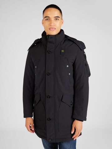 Blauer.USA Winter Jacket 'Military' in Black: front