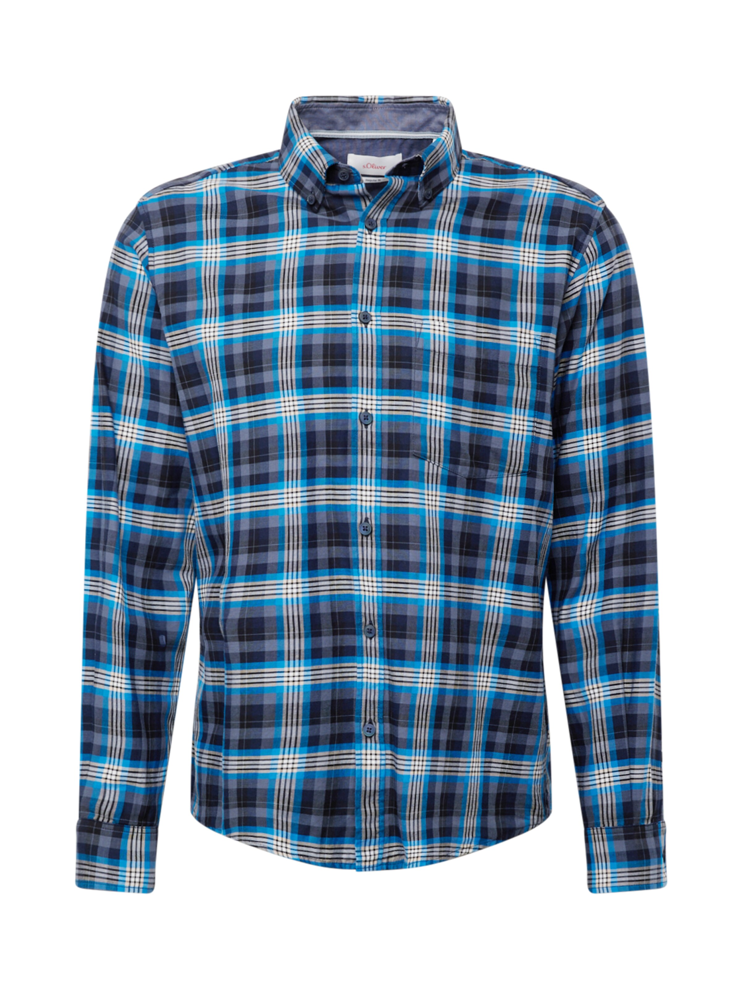 s.Oliver Hemd in Blau: Vorderseite