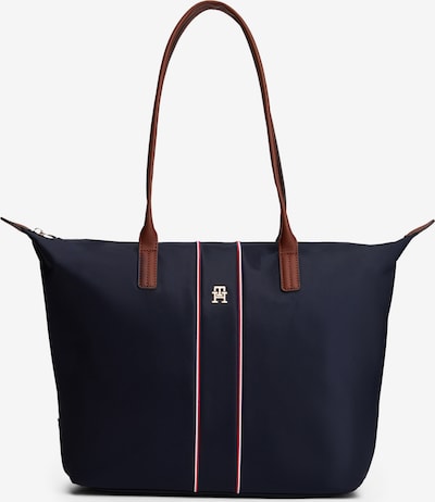 TOMMY HILFIGER Shopper torba 'POPETTE' u mornarsko plava / smeđa, Pregled proizvoda