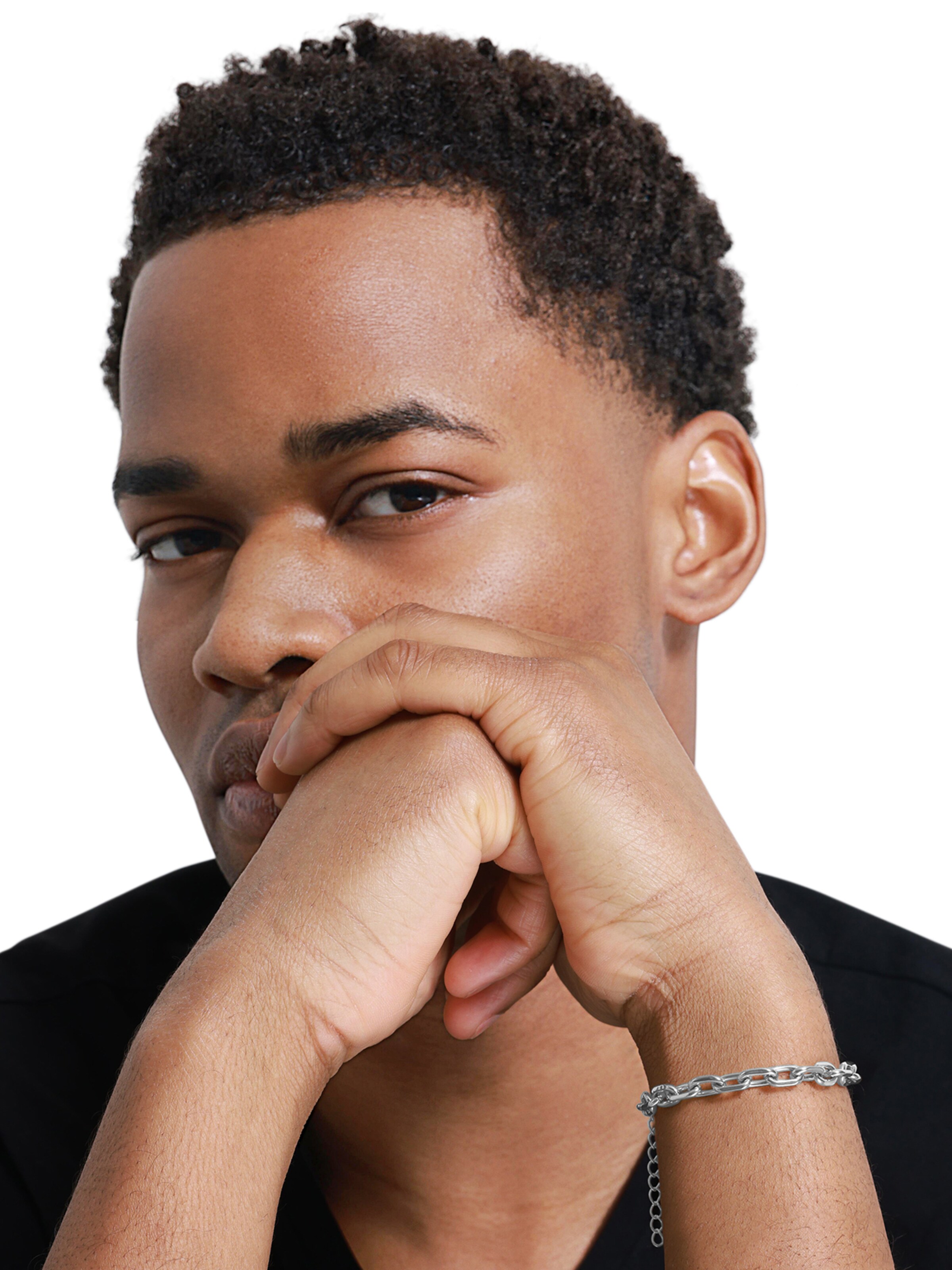 Heideman Bracelet 'Justin' in Silver: front