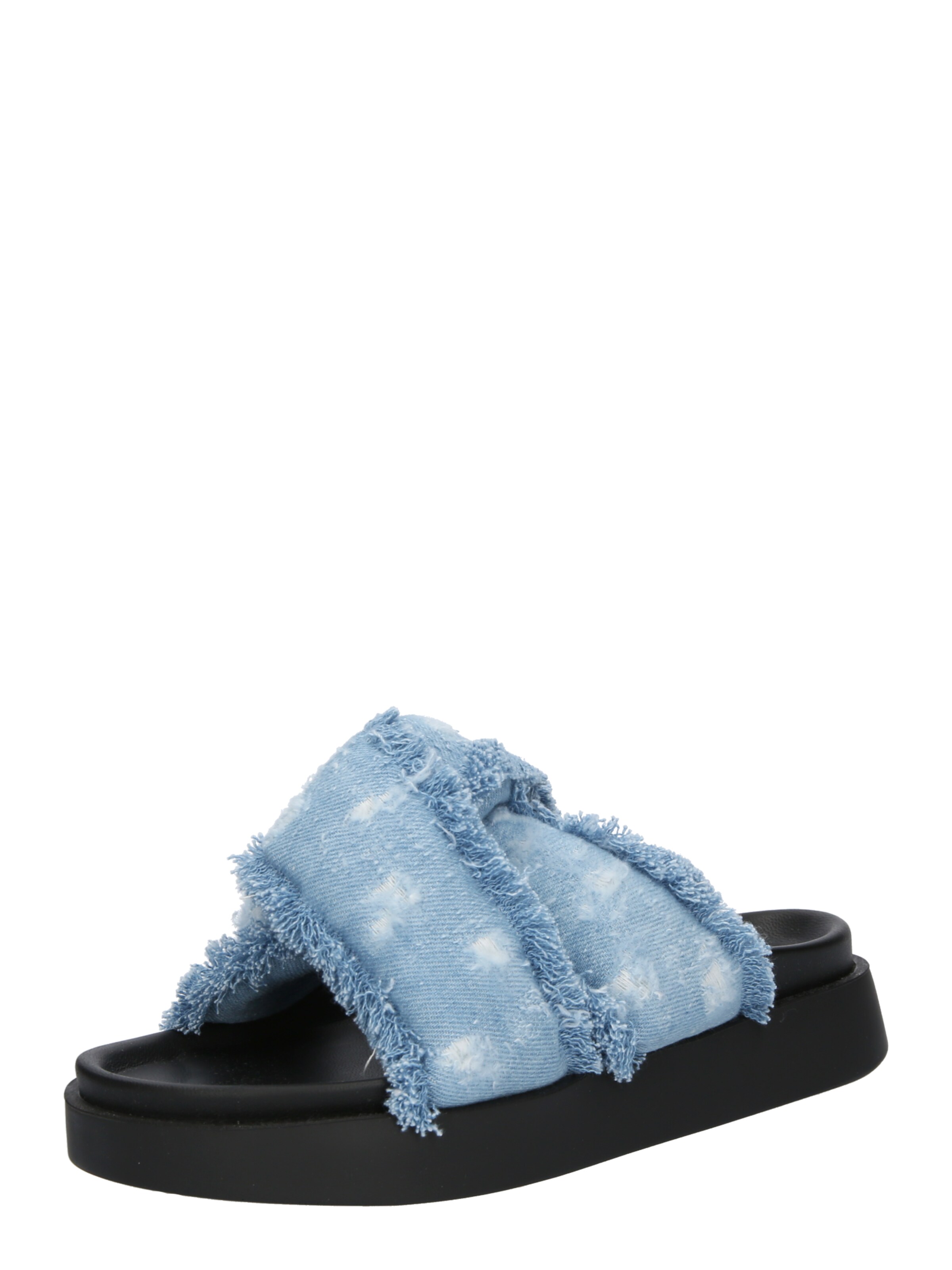 INUIKII Mules in Blue: front