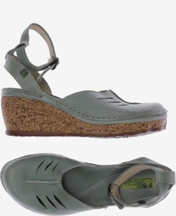 EL NATURALISTA Sandals & High-Heeled Sandals in 40 in Green: front