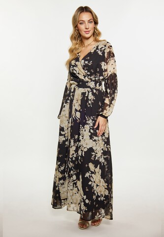 Robe faina en noir : devant