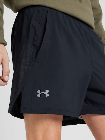 UNDER ARMOUR Regular Workout Pants 'Launch 5' in Black