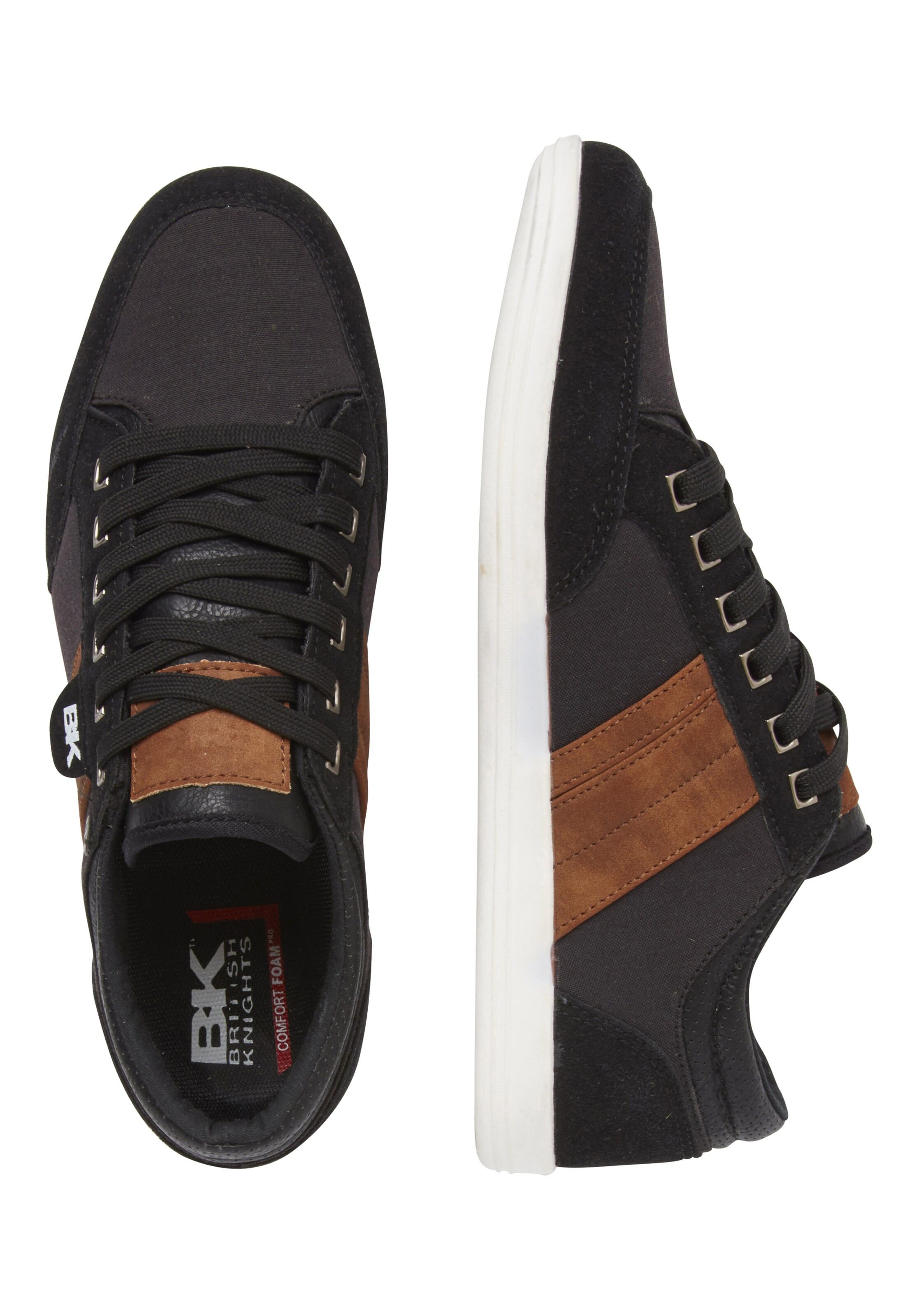 BRITISH KNIGHTS Platform trainers ' KUNZO ' in Black