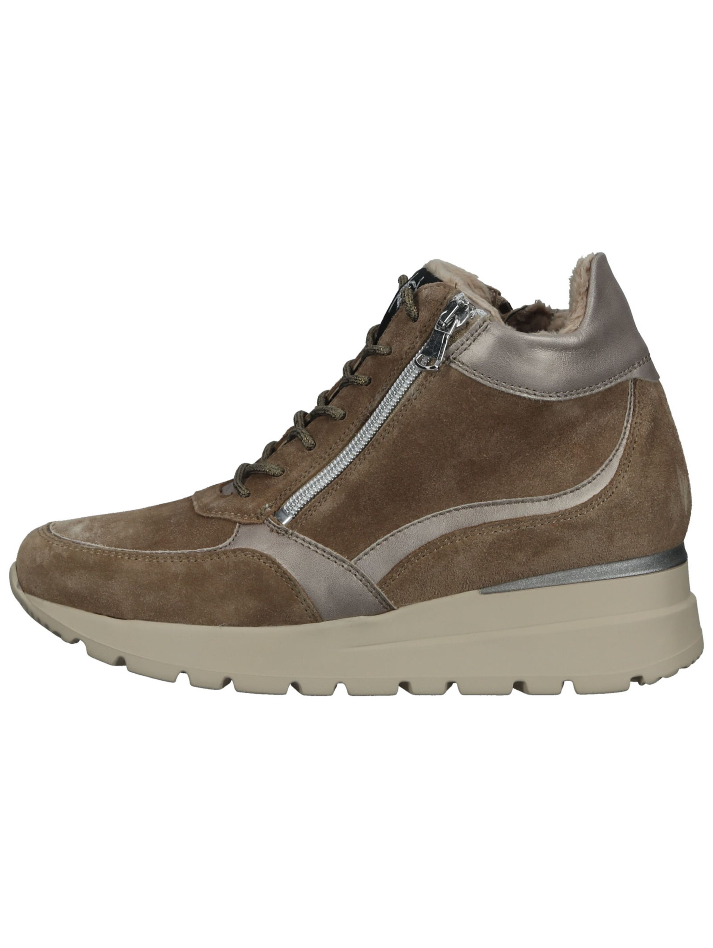 WALDLÄUFER Schnürstiefelette in Beige