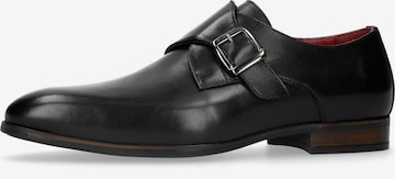 Chaussure à lacets MANFIELD en noir : devant