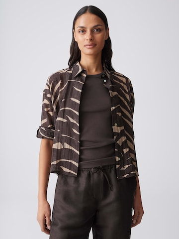 OPUS Bluse 'Fadena' in Braun: Vorderseite