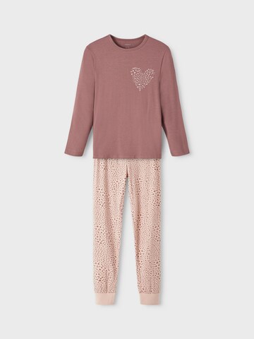 Pijamale de la NAME IT pe roz: față