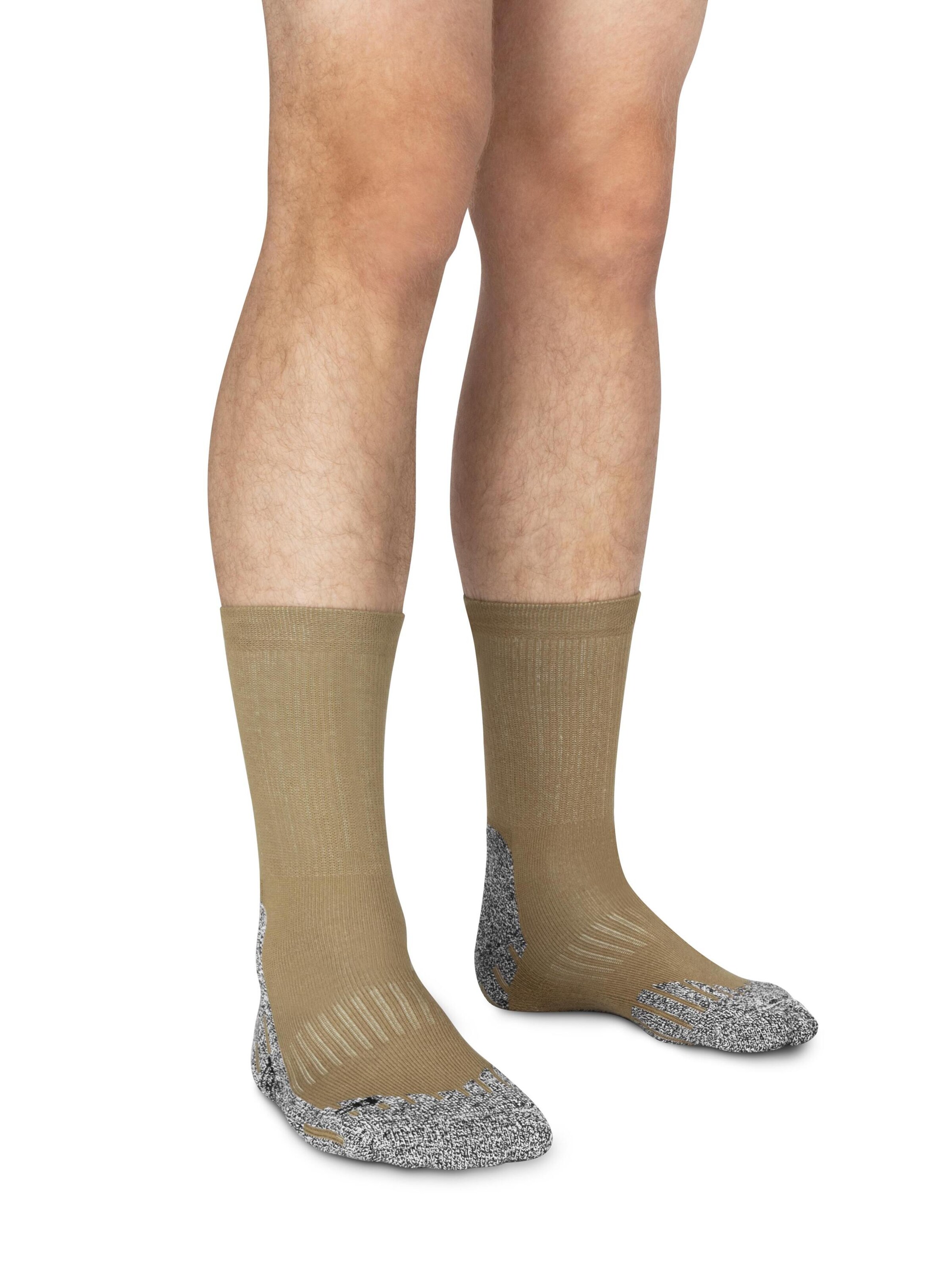 normani Sports socks in Beige: front