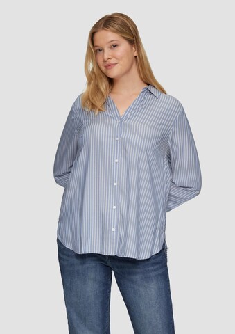 s.Oliver Blouse in Blauw: voorkant