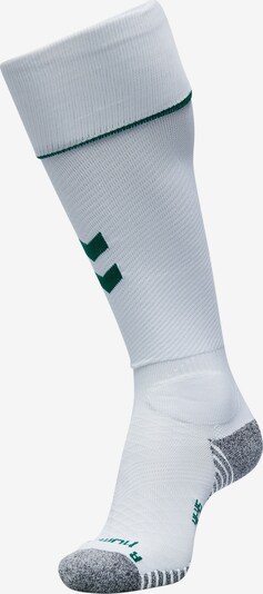 Hummel Athletic Socks in mottled grey / Emerald / White, Item view