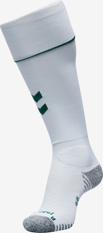 Hummel - Calcetines deportivos en blanco: frente