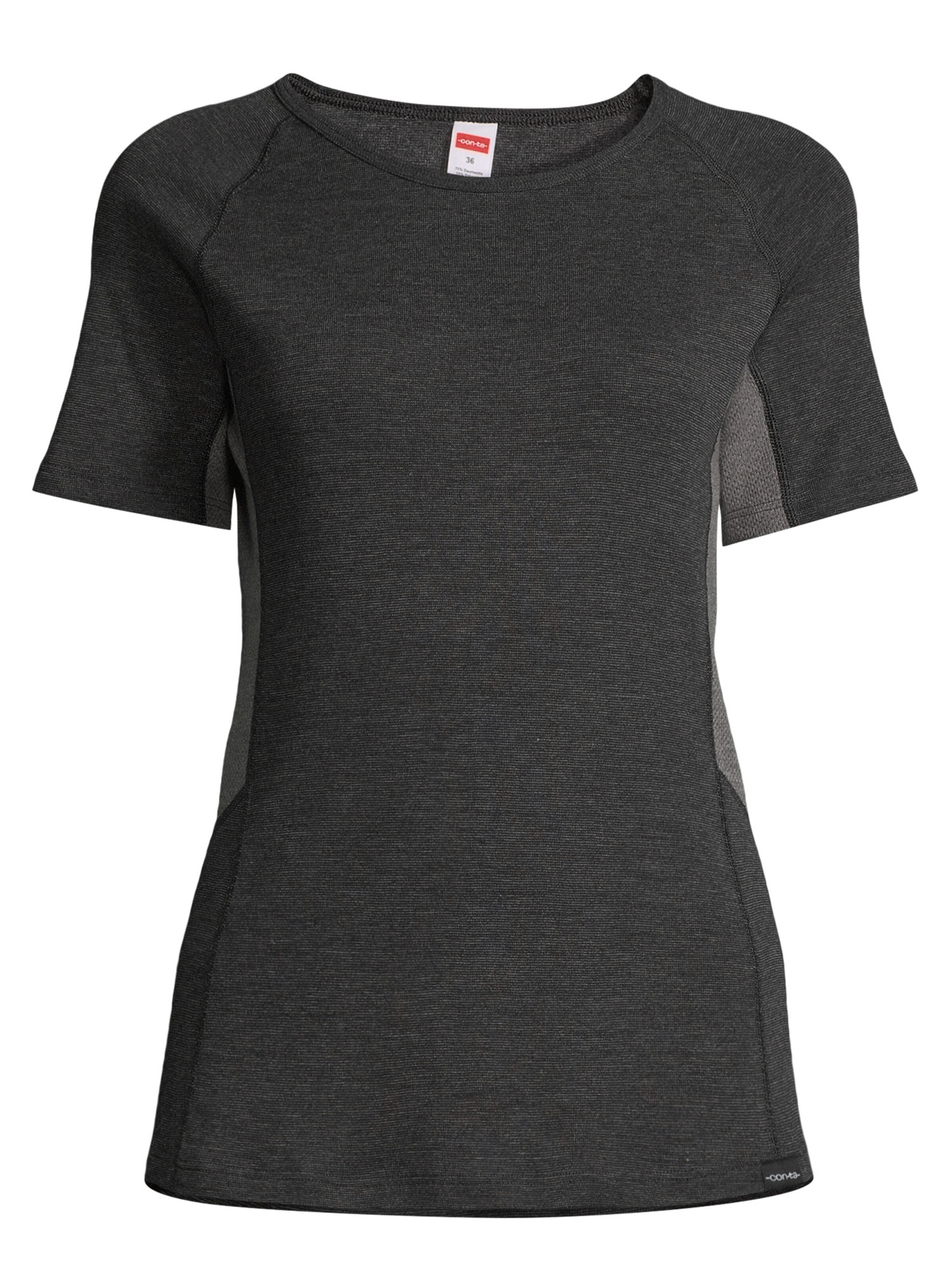CON-TA Undershirt 'Sportiv' in Black: front