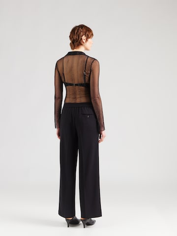 Calvin Klein Обычный Плиссированные брюки в Черный