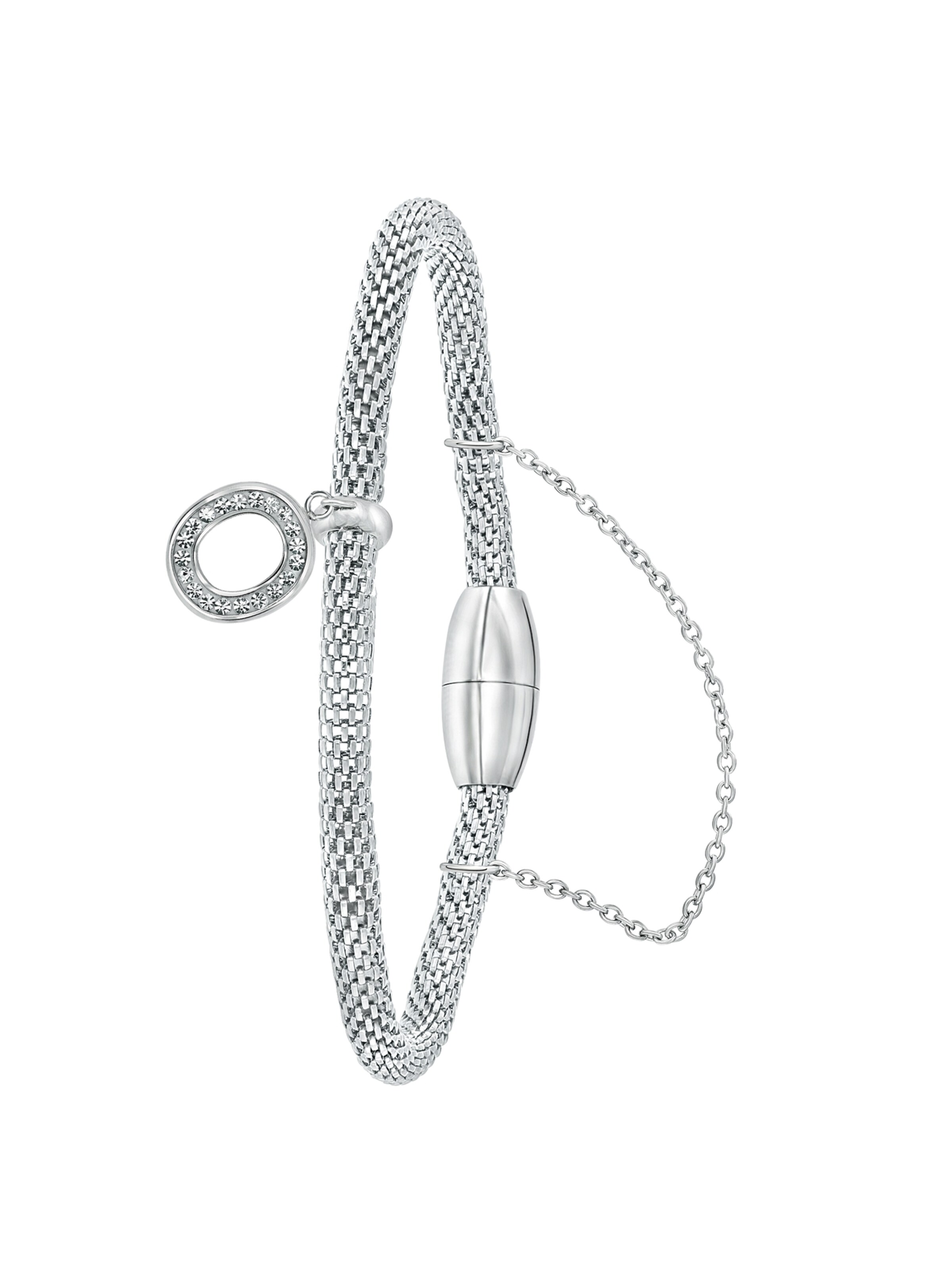 Lucardi Bracelet in Silver: front