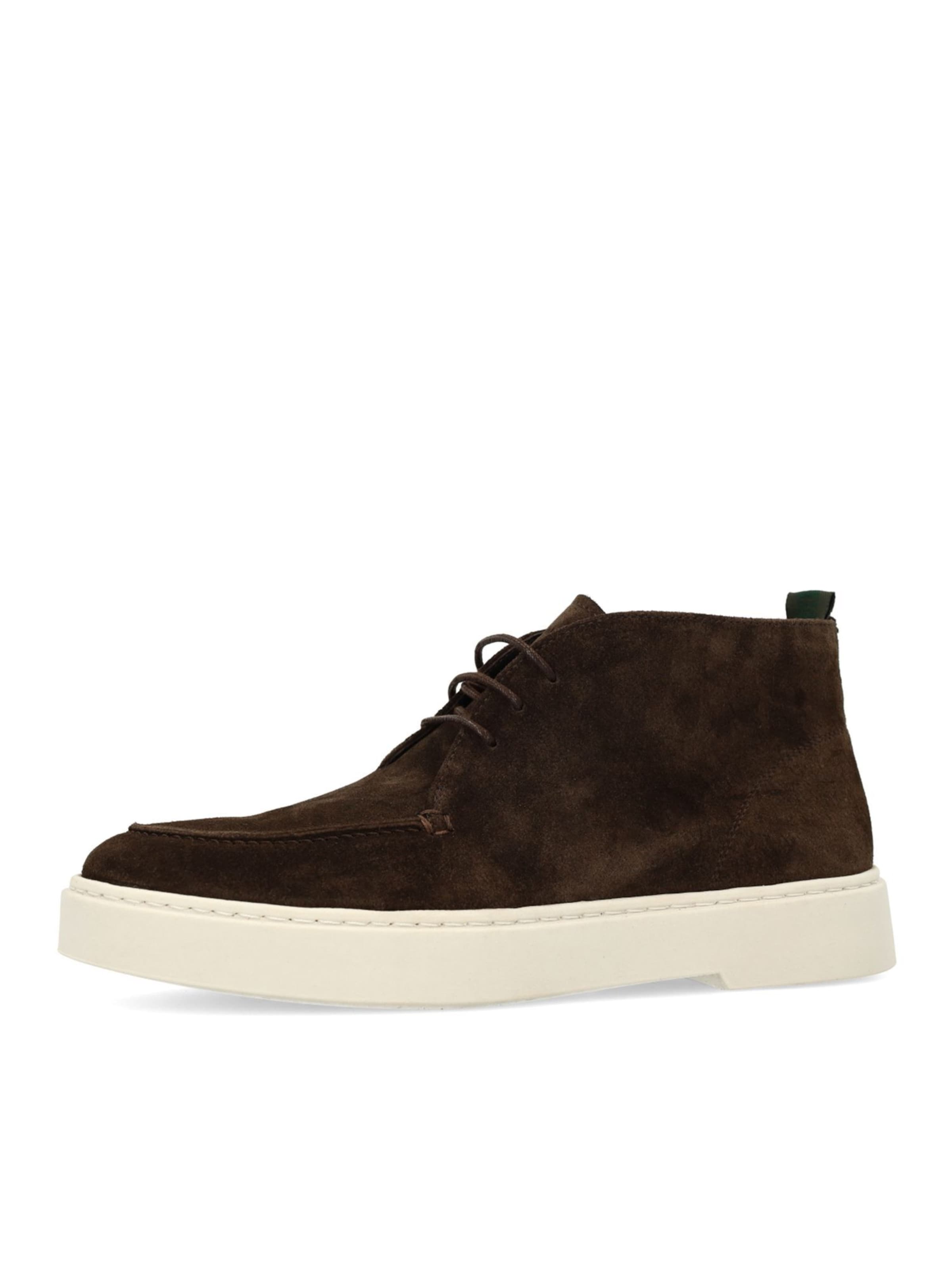 MANFIELD Boots in Bruin: voorkant