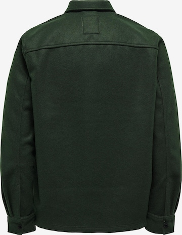 Only & Sons Overgangsjakke 'ASH' i grønn