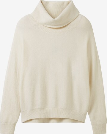 Pull-over TOM TAILOR en beige : devant