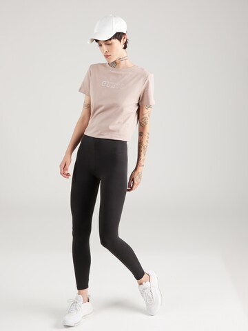 GUESS Sportshirt 'BRIANA' in Beige