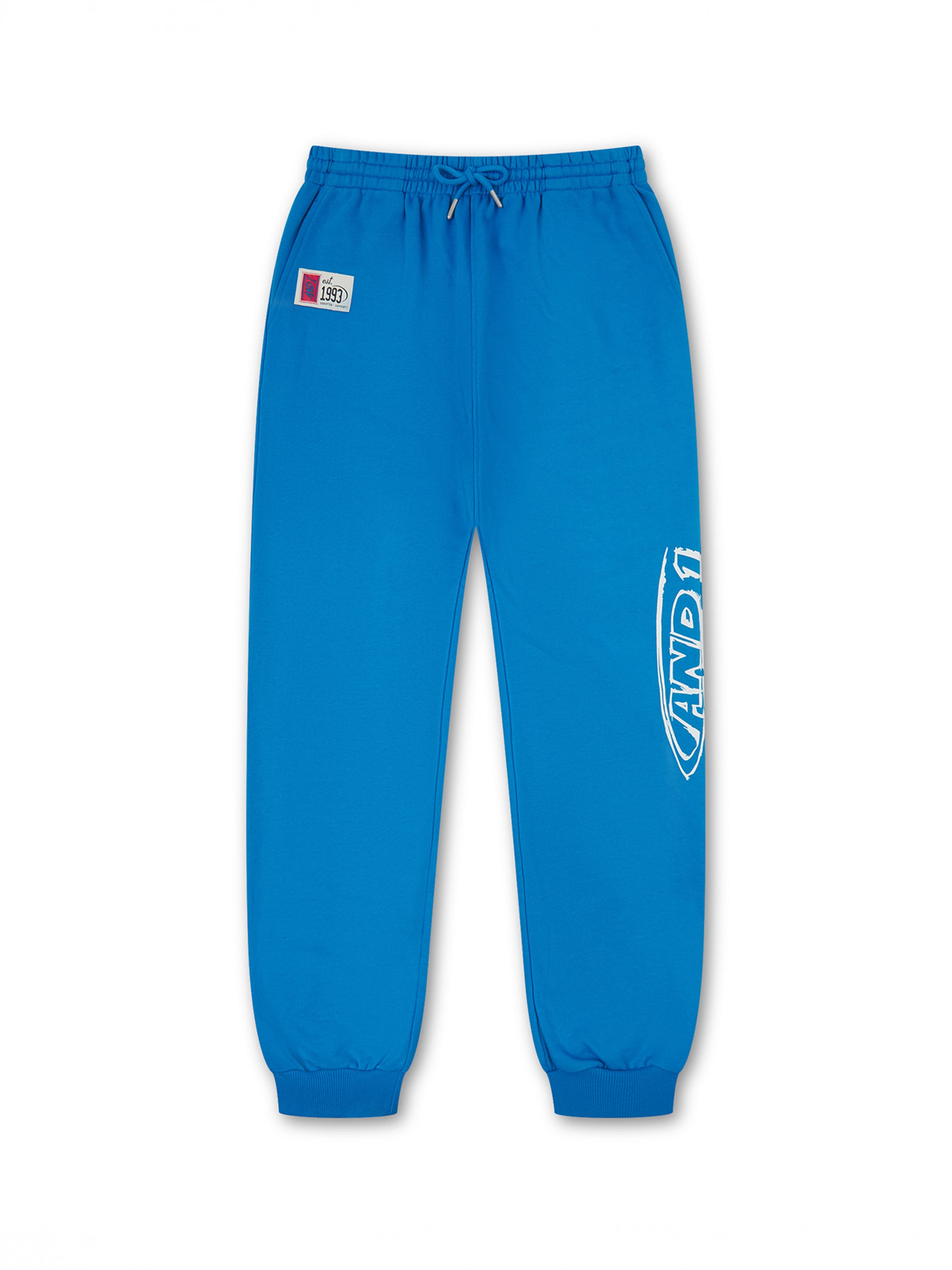 Effilé Pantalon fonctionnel AND1 en bleu : devant