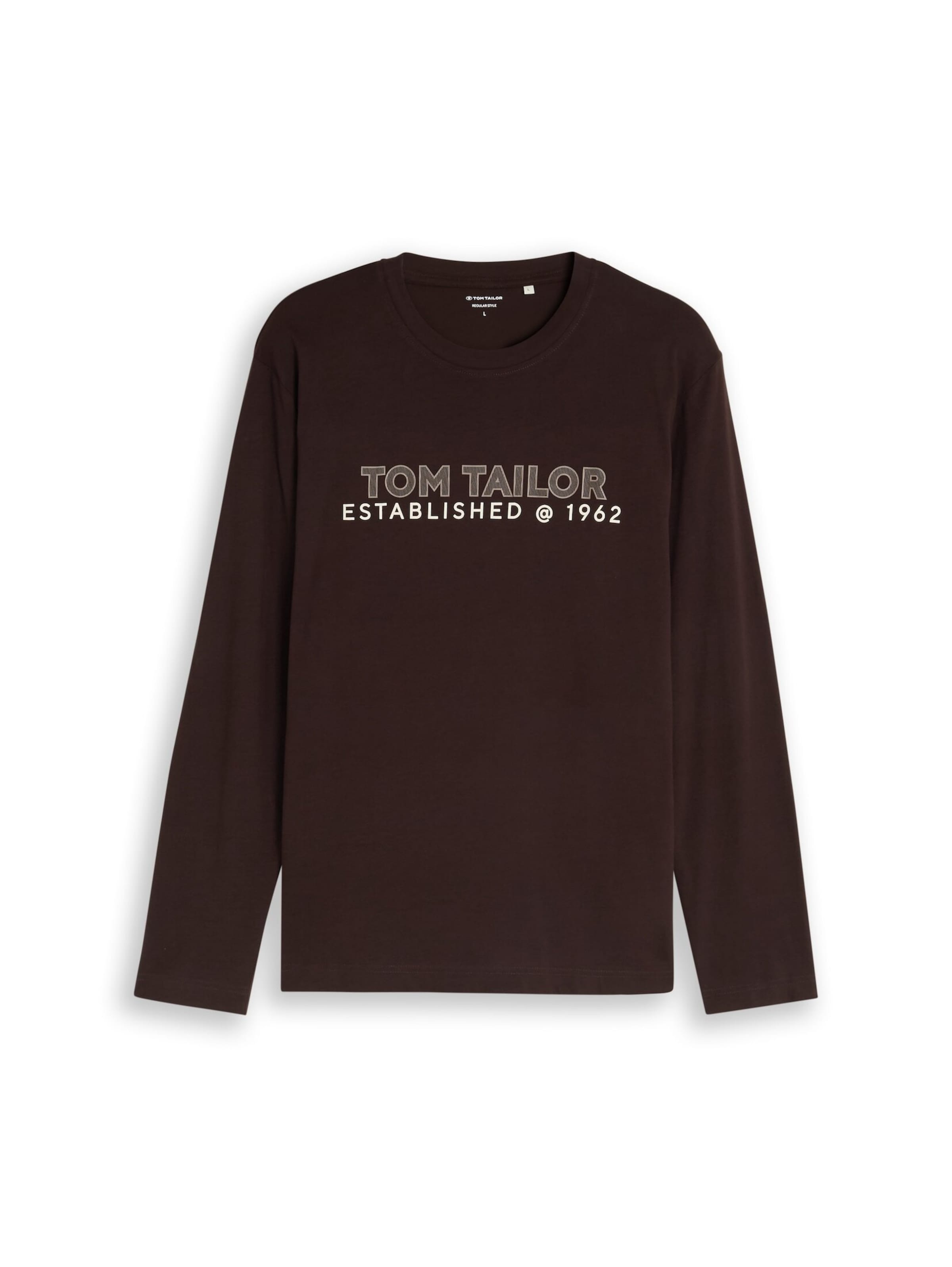 TOM TAILOR Shirt in Braun: Vorderseite
