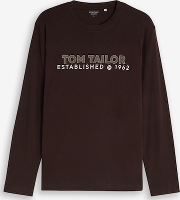 TOM TAILOR Shirt in Braun: Vorderseite