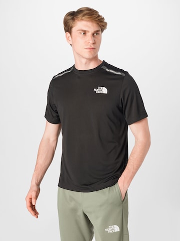 T-Shirt fonctionnel 'Mountain Athletics' THE NORTH FACE en noir : devant